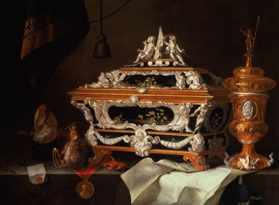 Eine Feier der Goldschmiedekunst von Pieter Gerritsz. van Roestraten